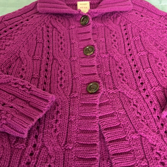 Girls Old Navy Cardigan (Sz: 4T) - Picture 3 of 7
